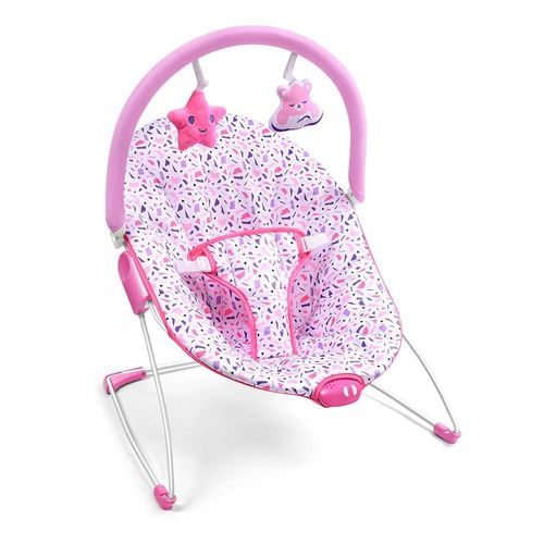 Cadeira de Descanso com Sons - Multikids Baby - Nap Time - De 0 a 11kg - Rosa