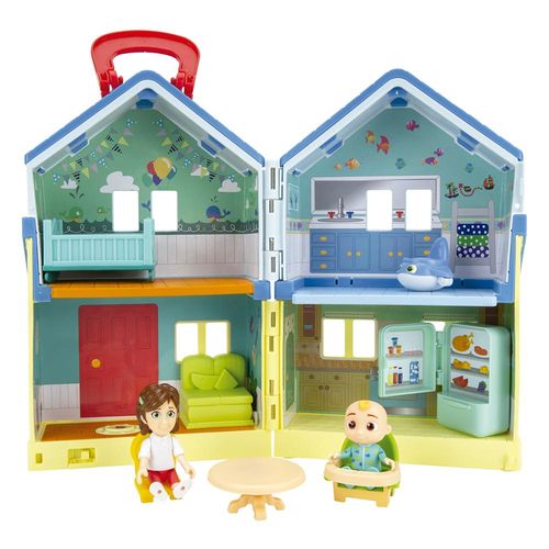 Playset - Cocomelon - J.J e Mamãe - Deluxe Family House - Candide