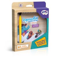 Livro de Atividades - Coré - Aquacolor Colorindo com Água - Férias - Toyster