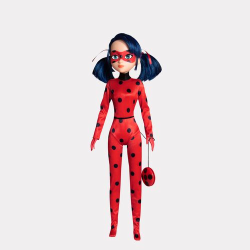 Boneca Fashion E Acessório - Miraculous - Ladybug - Vermelho - Novabrink