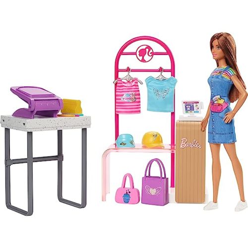 Conjunto Boneca E Acessórios - Barbie - Barbie Profissões - Designer De Moda - Mattel