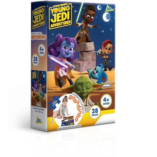Quebra-cabeça - Star Wars - Young Jedi Adventure - Grandinho - 28 peças - Toyster