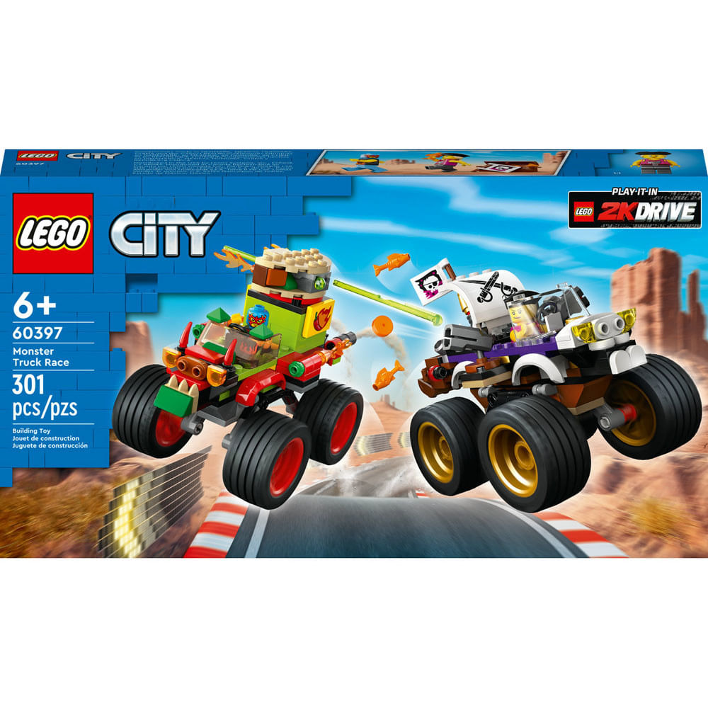 LEGO - City - 2K Drive - Carros De Corrida Modificados - 60396