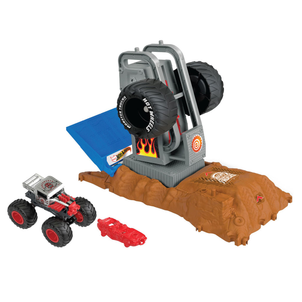 Pista Hot Wheels Looping Monster Truks - Mattel - Pistas