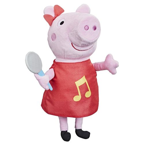 Figura Musical - Peppa - Vestido Vermelho Brilhante e Laço - Hasbro