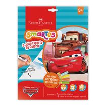 Bloco de Atividades para Colorir - Disney Pixar - Carros - Smartes - Faber-Castell
