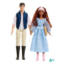 Conjunto de Bonecos - Disney Princesa - A Pequena Sereia - Ariel e Príncipe Eric - Mattel
