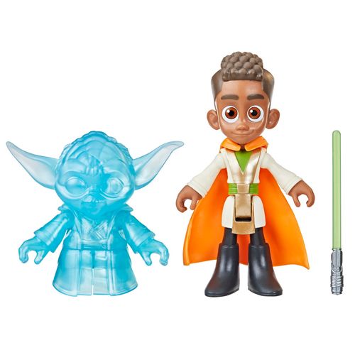 Conjunto De Figuras - Star Wars - A Aventuras Dos Jovens Jedi - Kai Brightstar & Yoda - Hasbro