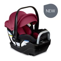 Cadeira de Bebê para Carro Britax Willow S com Base Alpine, Vermelho Ruby Onyx