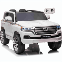 Carro Eletrico Zippy Toys Toyota Land Cruiser 12V Branco CR