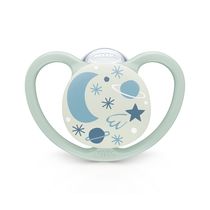 Chupeta - Silicone - Space Glow - Tam 3 - Branco - Nuk