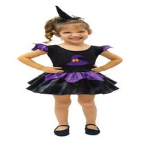 Fantasia Infantil de Halloween - Bruxinha Brilho - Tam P - Brink Model
