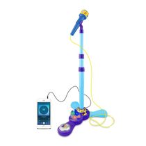 Microfone Infantil com Pedestal - Bolofofos - Azul - Fun