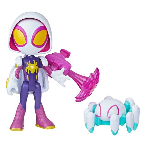 Conjunto Figura E Acessórios - Marvel - Spidey E Seus Amigos Espetaculares - Ghost-Spider - Hasbro