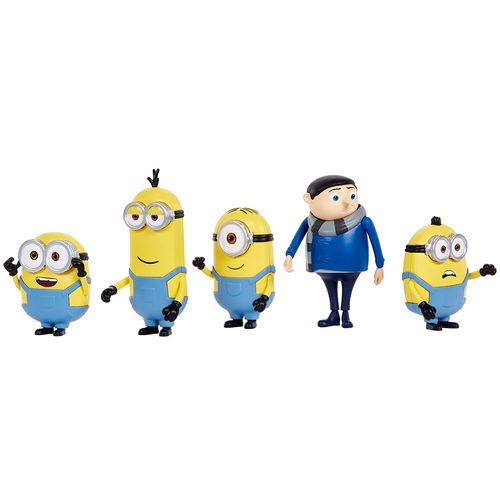 Conjunto De Mini Figuras - Minions - 5 Personagens Clássicos - Mattel