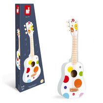 Brinquedo Musical - Meu Primeiro Violão - Branco - Janod - Maped