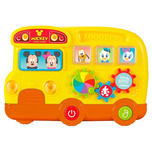 Brinquedo Infantil - Ônibus Aventura - Disney Baby - Mickey e Seus Amigos - Sortido - Yes Toys