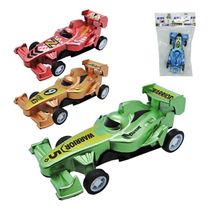 Carro Carrinho Formula 1 De Fricção Coloridos De 8 Cm