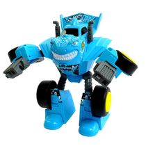 Carrinho Robô - Shark - Megaformers Metal - Multikids - Azul