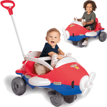 Carrinho de Passeio Pedal Calesita Aeroh Vermelho 1033 12M+