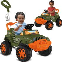 Carrinho Passeio e Pedal Banjipe Infantil Bandeirante 566 - Camuflado