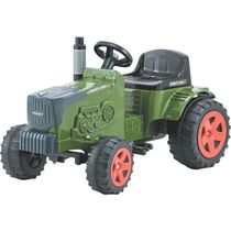 Tratorzinho de Pedal Infantil Biemme Fendt Verde Buzina 35kg