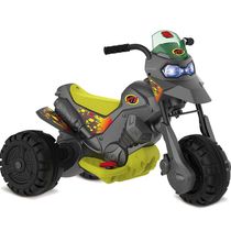 Moto Elétrica Infantil Bandeirante XT3 6V Cinza Grafite Titanium