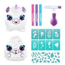 Conjunto de Mini Pelúcia para Pintar - Airbrush - Surpresa - Fun