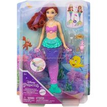 Boneca Princesas Disney Ariel Diversão Na Água Muda Cor