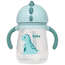 Copo de Treinamento Com Alça - 240Ml - Dino - Verde - Buba