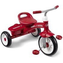 Triciclo Infantil com Cesto para Crianças de 2 a 5 Anos, Radio Flyer, Vermelho