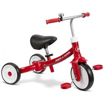 Triciclo Infantil de Passeio para Crianças de 1 a 3 Anos, Radio Flyer, Vermelho