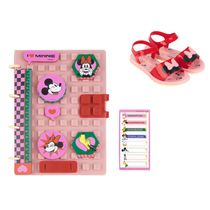 Sandália Infantil Grendene Kids Minnie School Rosa