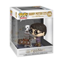 Boneco Funko Pop Deluxe - Harry Potter - Harry Pushing Trolley - Candide