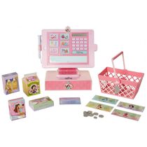 Caixa Registradora de Brinquedo e Acessórios, Coleção Disney Estilo Princesa, Rosa