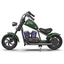 Moto Elétrica Infantil a Bateria 24V 160W com 3 Velocidades, Atinge até 16 KM, H, HYPER GOGO, Verde Pinho