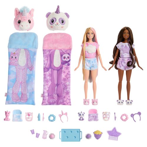 Conjunto - Barbie - Cutie Reveal - Festa Do Pijama - Mattel