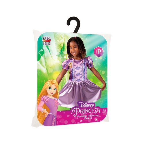 Fantasia Infantil - Disney Princesa - Rapunzel - Tamanho M - Novabrink
