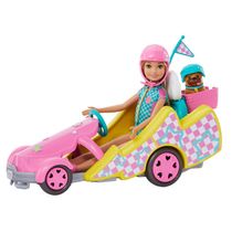 Conjunto de Boneca com Veículo - Barbie - Stacie ao Resgate Go-Kart - Mattel