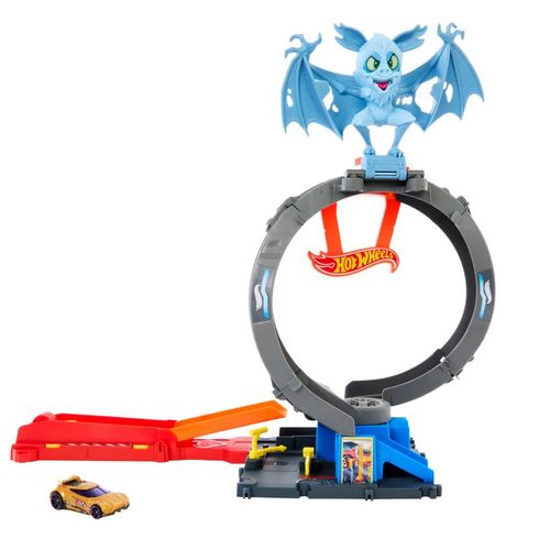Conjunto Pista E Acessórios - Hot Wheels - Ataque Do Morcego - Mattel