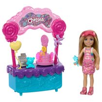 Conjunto Boneca E Acessórios - Barbie - Chelsea Estação De Doces- Mattel
