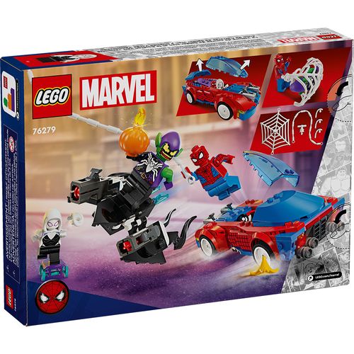 Lego - Marvel - Carro de Corrida Spider-Man e Green Goblin Venom - 76279
