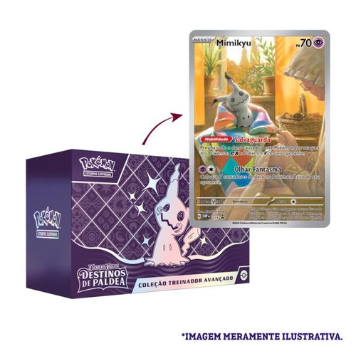 Jogo de Cartas - Pokémon - Box Treinador Avançado - Escarlate e Violeta - Destinos de Paldea - Copag