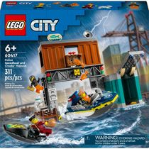 LEGO - City Police - Lancha Rápida da Polícia e Esconderijo dos Ladrões - 60417