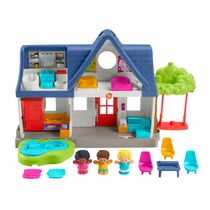 Playset Infantil Interativo - Fisher-Price - Little People - Casinha dos Amigos