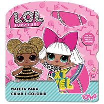 Conjunto de Artes - Lol - Maleta Para Criar E Colorir - Azul - Toyng