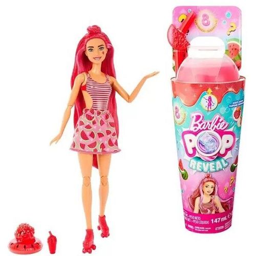 Barbie Reveal Color POP Barbie Juicy Fruit Melancia Mattel HNW40