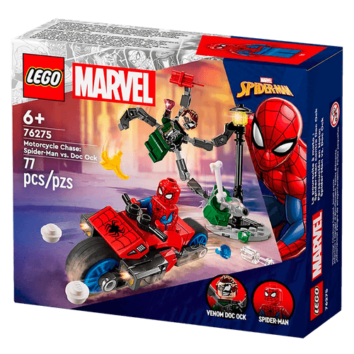 Lego Marvel - 76275 Perseguição Homem Aranha Vs Doc Ock
