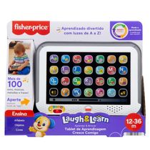 Brinquedo Educativo - Fisher-Price - Tablet de Aprendizagem - Cresce Comigo