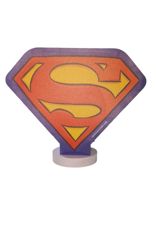 Luminária Abajur Pilha Superman Liga Da Justiça
